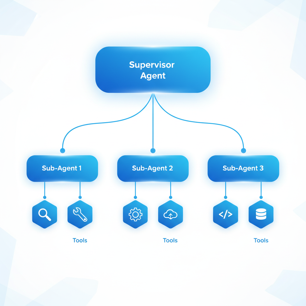 多Agent树状架构示意图