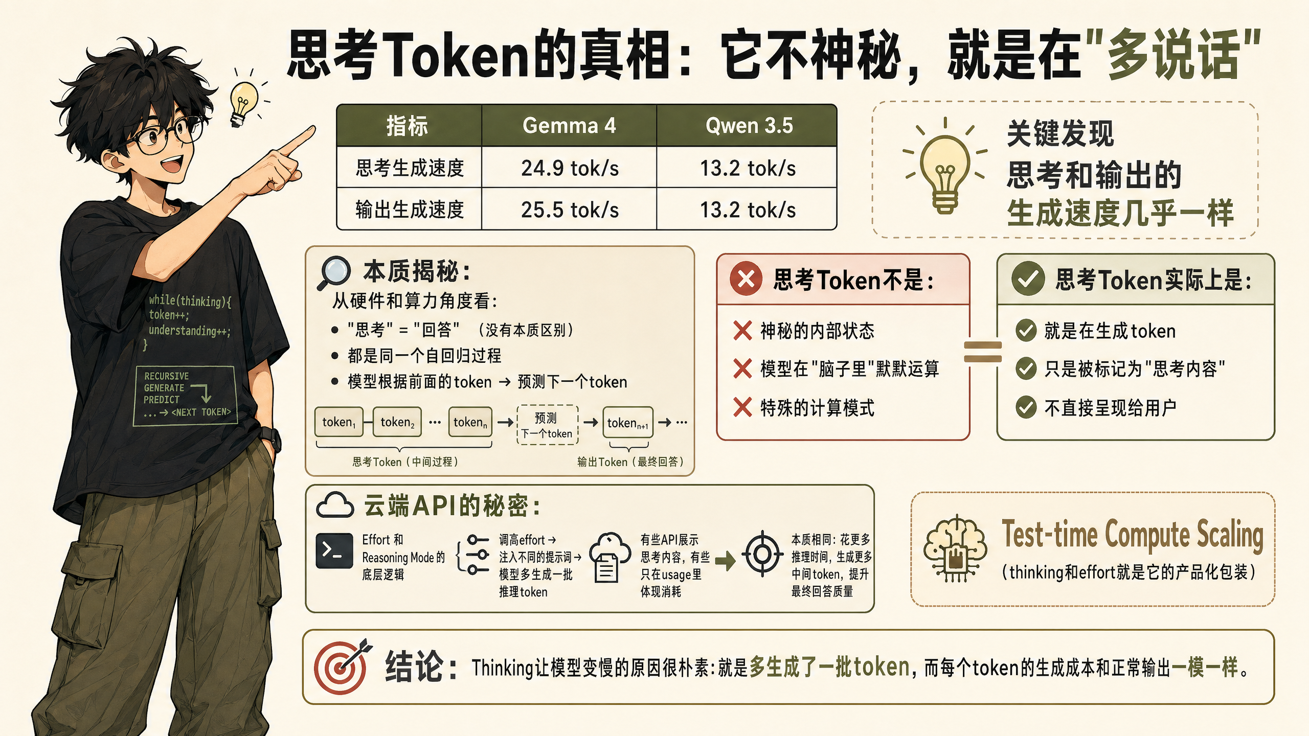 思考Token的真相：它不神秘，就是在"多说话"